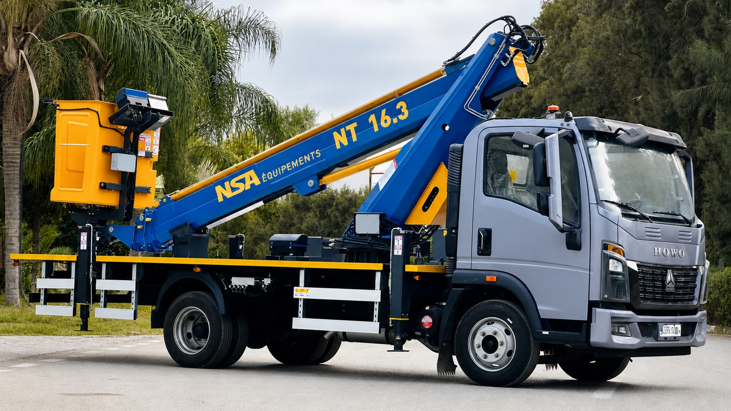 Nacelle élévatrice NSA NT 16.3 sur camion
